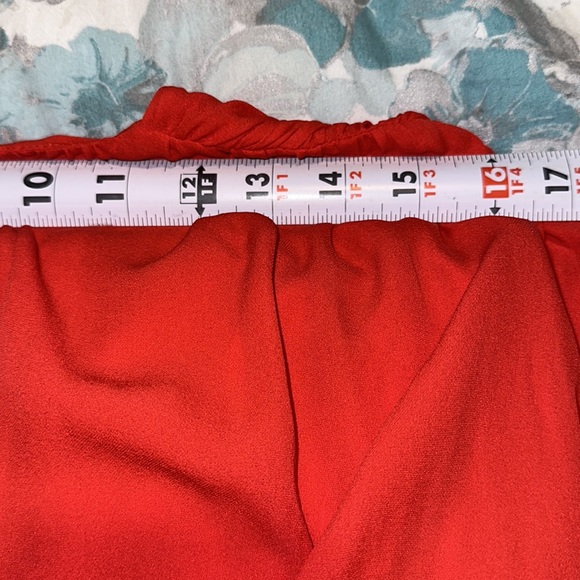 Parker Red Silk Snap Front Mini Dress  XS EUC - Picture 9 of 16